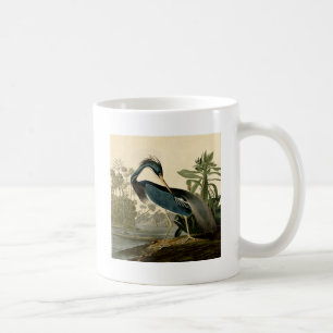 Caneca De Café Audubon Louisiana Heron Birds América Art