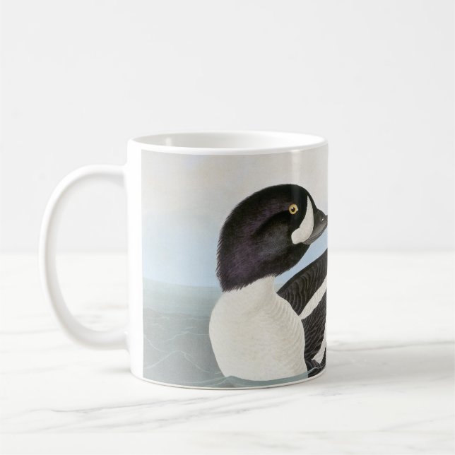 Caneca De Café Audubon: O Goldeneye do carrinho de mão (Esquerda)