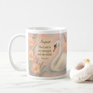 Caneca De Café August Flamingo Bible Verse Christian Birth 