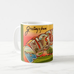 Caneca De Café Augusta Georgia Retro Mug