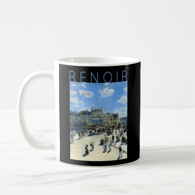 Caneca De Café Auguste Renoir Pont-Neuf (Esquerda)