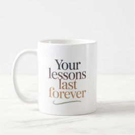 Caneca De Café Aulas Eternas Nome Personalizado