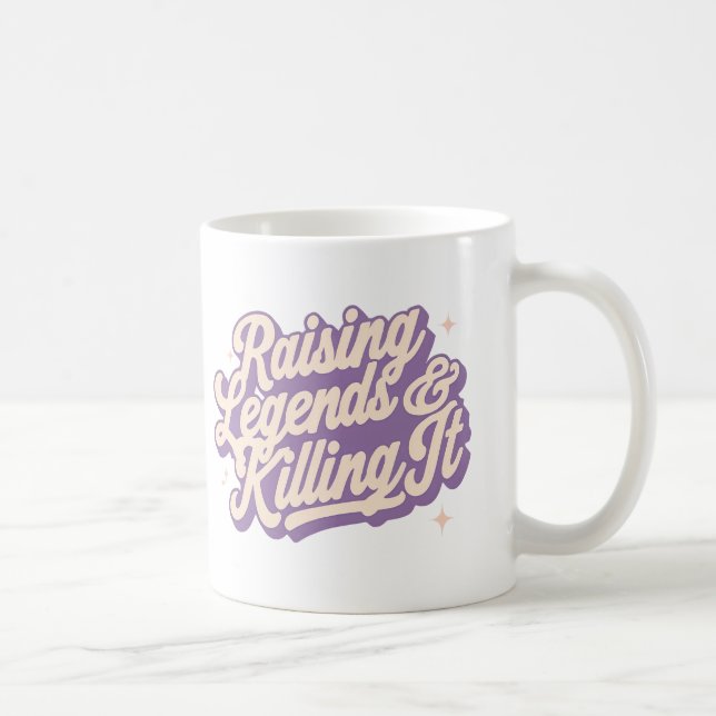 Caneca De Café Aumentando lendas e matando a citação da maternida (Direita)