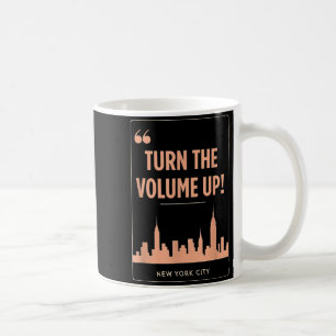 Caneca De Café Aumente O Volume Nyc Skyline Zohran Mamdani Para