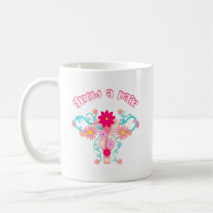 Caneca De Café Aumente um par - Feministas Responsáveis pelos Dir