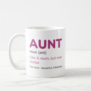 Caneca De Café Aunt Noun