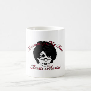 Caneca De Café Auntie Maxine Água - recuperando meu tempo