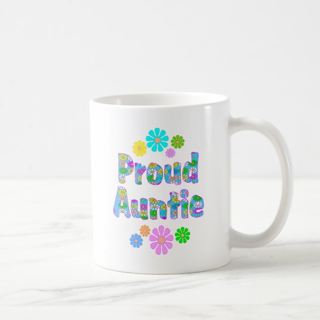 Caneca De Café Auntie orgulhoso (Direita)