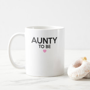 Caneca De Café Aunty Ser Bonito Imprimir para chás de fraldas