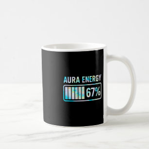 Caneca De Café Aura Energy 67 67 Seis Sete Memes