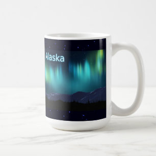 Caneca De Café Aurora Boreal