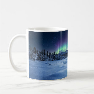 Caneca De Café Aurora Boreal