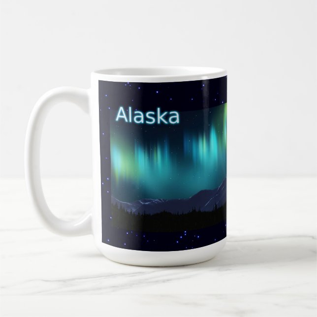 Caneca De Café Aurora Borealis (Esquerda)