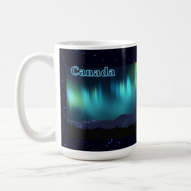 Caneca De Café Aurora Borealis (Esquerda)