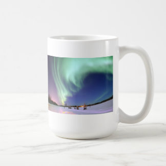 Caneca De Café Aurora Borealis - lago bear, Alaska
