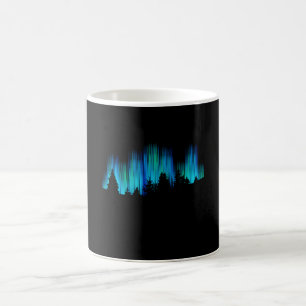 Caneca De Café Aurora Borealis - Luzes Polares