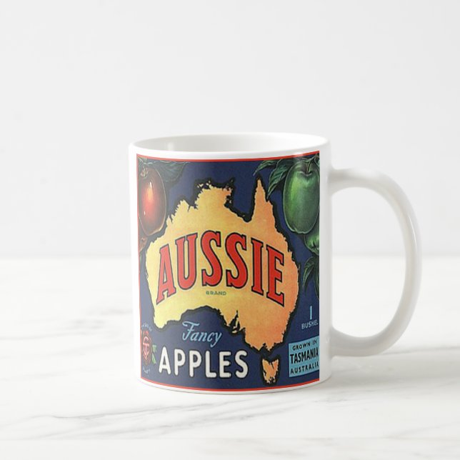 Caneca De Café Aussie Apples (Direita)