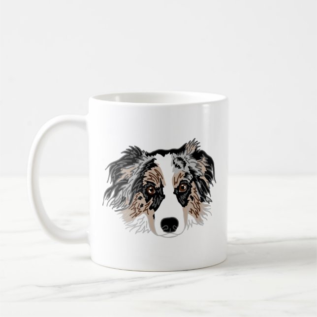 Caneca De Café Aussie Dog Mãe Mug (Esquerda)