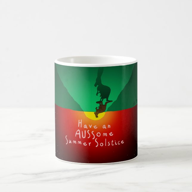 Caneca De Café AUSSIE Summer Solstice! Coffee Mug (Centro)