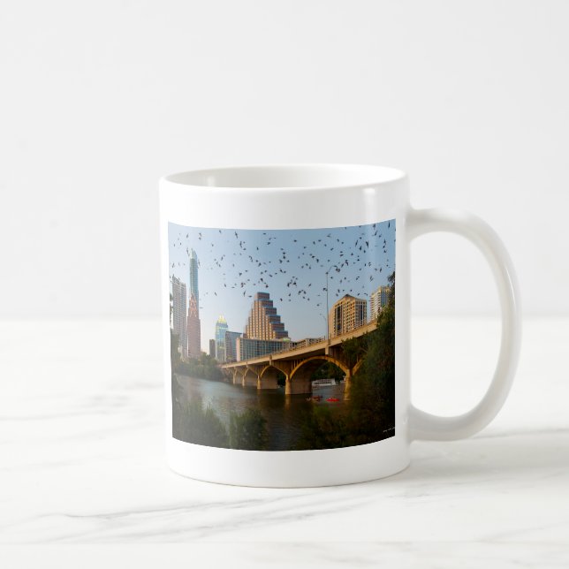 Caneca De Café Austin, Texas com Bats (Direita)