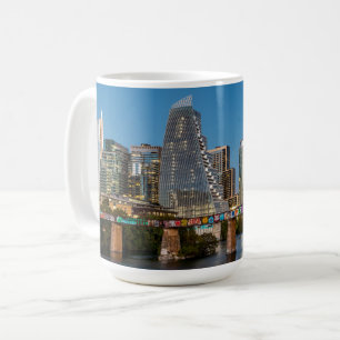 Caneca De Café Austin, Texas com logotipo de cores do Texas, Mug