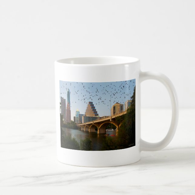 Caneca De Café Austin, Texas Congress Bridge Bats (Direita)