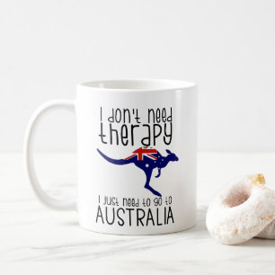 Caneca De Café Austrália não preciso de destino de Viagem de tera