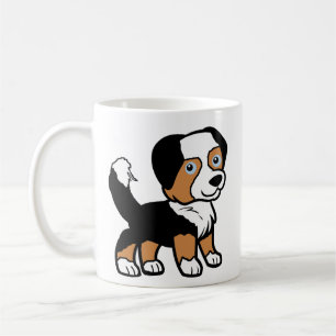 Caneca De Café Australian Shepherd Black Tri Desenho Animado Com