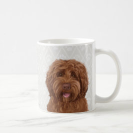 Caneca de café australiana do labradoodle