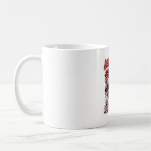 Caneca De Café Áustria Futebol Esqueleto Atacante Nações Cartaz E