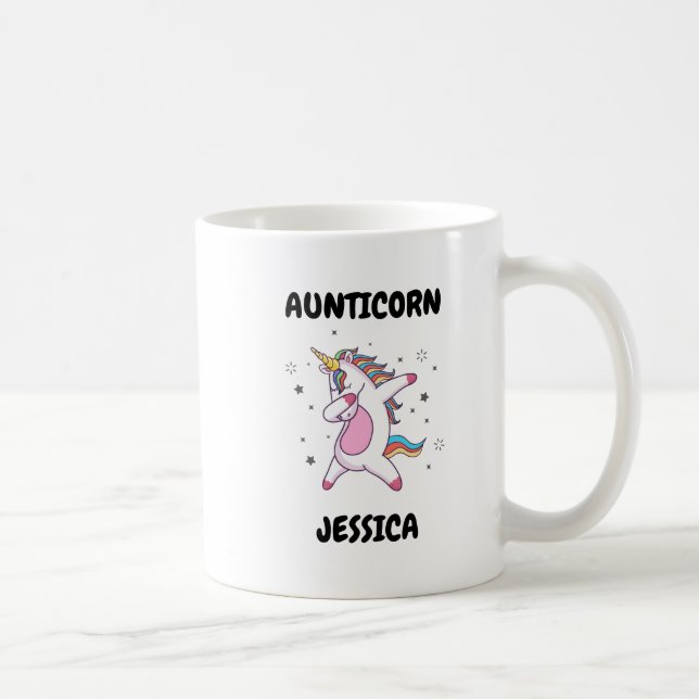 Caneca De Café Autenticação de Nome Personalizado (Direita)