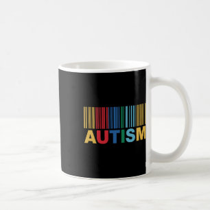 Caneca De Café Autism Byrcode Awarness Inclusive Trabalho de arte