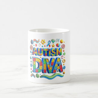 Caneca De Café Autism Diva Classic Mug, 11 oz