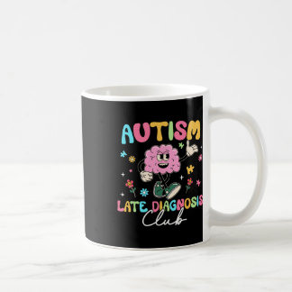 Caneca De Café Autism Late Diagnostics Club Cérebro Neurodiversid