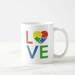 Caneca De Café Autism Love