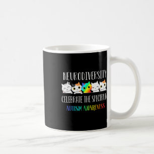 Caneca De Café Autismo Abraça A Neurodiversidade Celebra O Espect