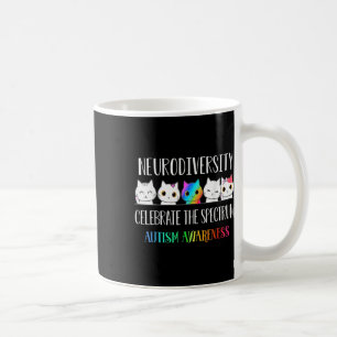 Caneca De Café Autismo Abraça A Neurodiversidade Celebra O Espect