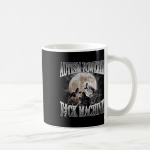 Caneca De Café Autismo Acionado F#ck Machine Memória Engraçada Wo