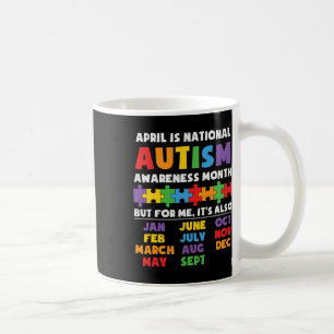 Caneca De Café Autismo Aconselhamento Suporta Crianças Autismo Pa