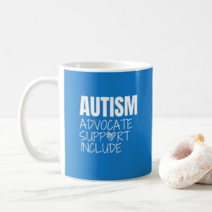 Caneca De Café autismo.advocate.support.include Mug