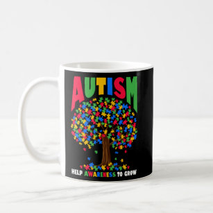 Caneca De Café Autismo Ajuda A Sensibilizar Para Crescer O Autism