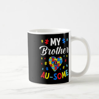 Caneca De Café Autismo Apoio E Consciência Meu Irmão Autista I