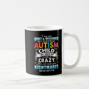Caneca De Café Autismo Autista Atenção Partes de Quebra-cabeça Pr