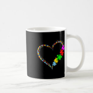 Caneca De Café Autismo Consciência Amor Quebra-cabeça Namorados C
