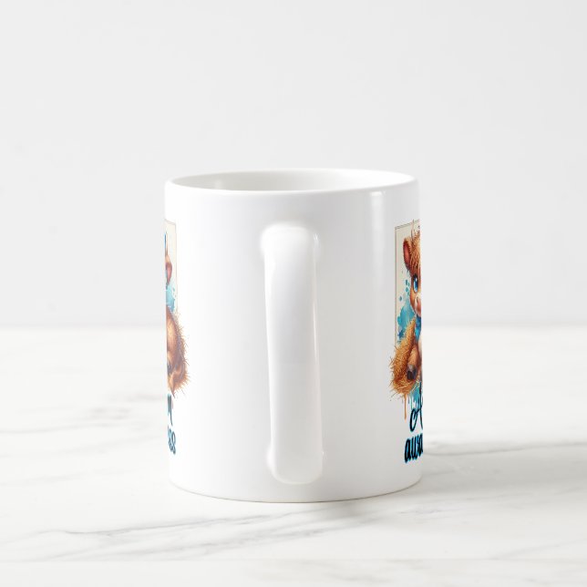 Caneca De Café Autismo consciência caneca-de-vaca (Alça)