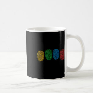 Caneca De Café Autismo de Impressão Digital Sensibilização Neurod