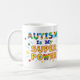Caneca De Café Autismo É Meu Super Poder