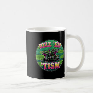 Caneca De Café Autismo Engraçado Rizz Em Com O Tism Frog Meme Aut