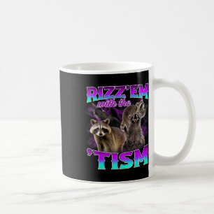 Caneca De Café Autismo Engraçado Rizz Em Com O Tismo Meme Autista