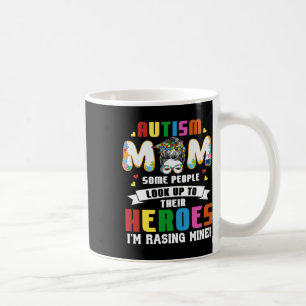 Caneca De Café Autismo Mãe Algumas Pessoas Procuram Heróis Eu sou